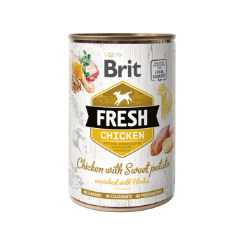 BRIT FRESH ΚΟΝΣΕΡΒΑ ΣΚΥΛΟΥ ΚΟΤΟΠΟΥΛΟ ΓΛΥΚΟΠΑΤΑΤΑ 400gr BRIT FRESH ΚΟΝΣΕΡΒΑ ΣΚΥΛΟΥ ΚΟΤΟΠΟΥΛΟ ΓΛΥΚΟΠΑΤΑΤΑ 400gr